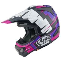Arai MX-V EVO Battle Purple off-road helma vel.M